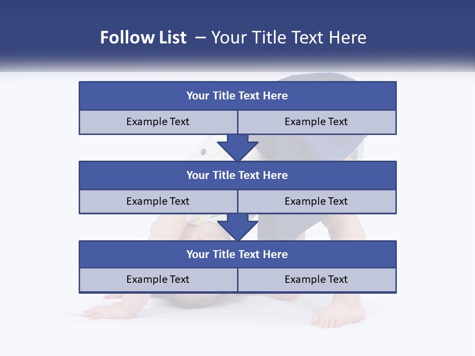 A Young Child Is Doing A Handstand On The Ground PowerPoint Template