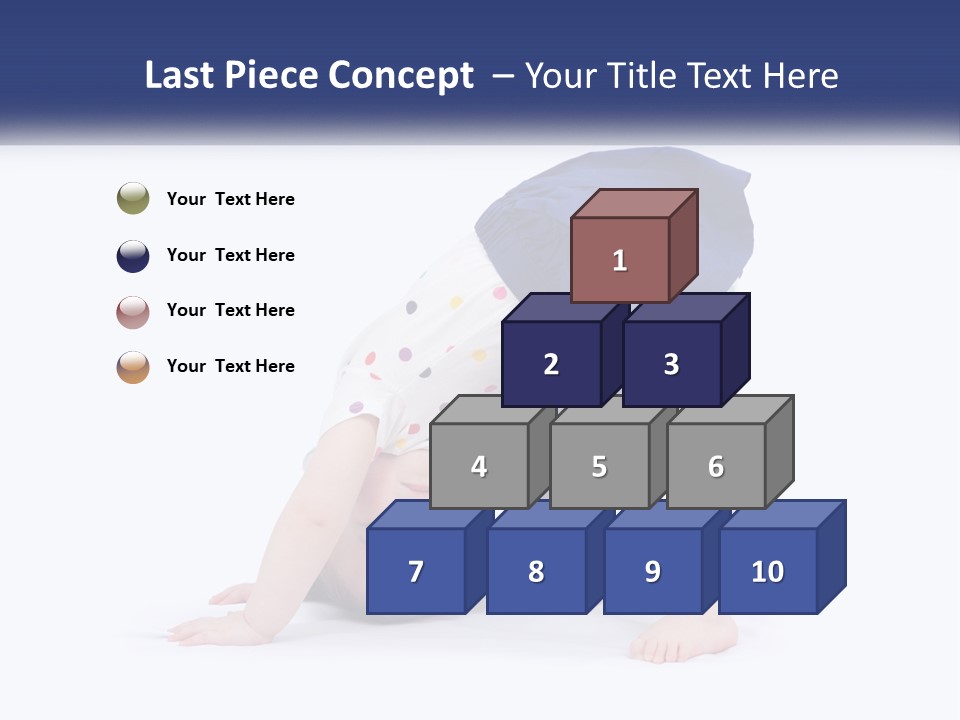 A Young Child Is Doing A Handstand On The Ground PowerPoint Template