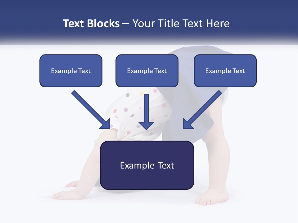 A Young Child Is Doing A Handstand On The Ground PowerPoint Template