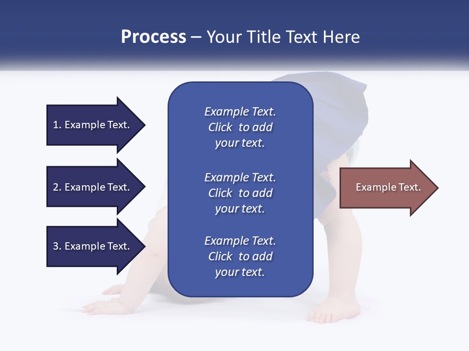 A Young Child Is Doing A Handstand On The Ground PowerPoint Template