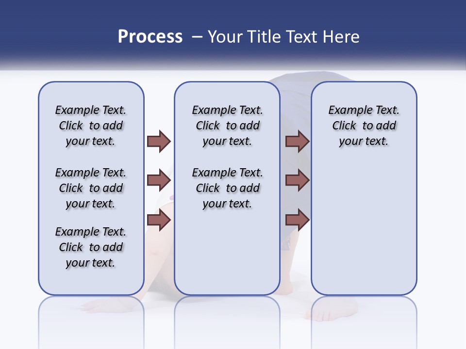 A Young Child Is Doing A Handstand On The Ground PowerPoint Template