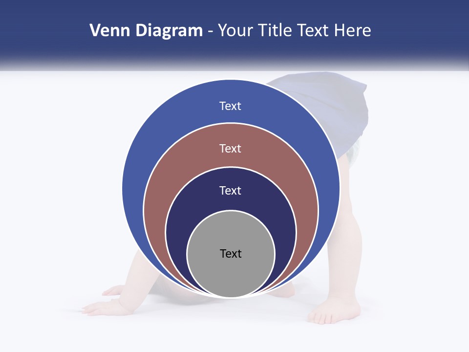 A Young Child Is Doing A Handstand On The Ground PowerPoint Template