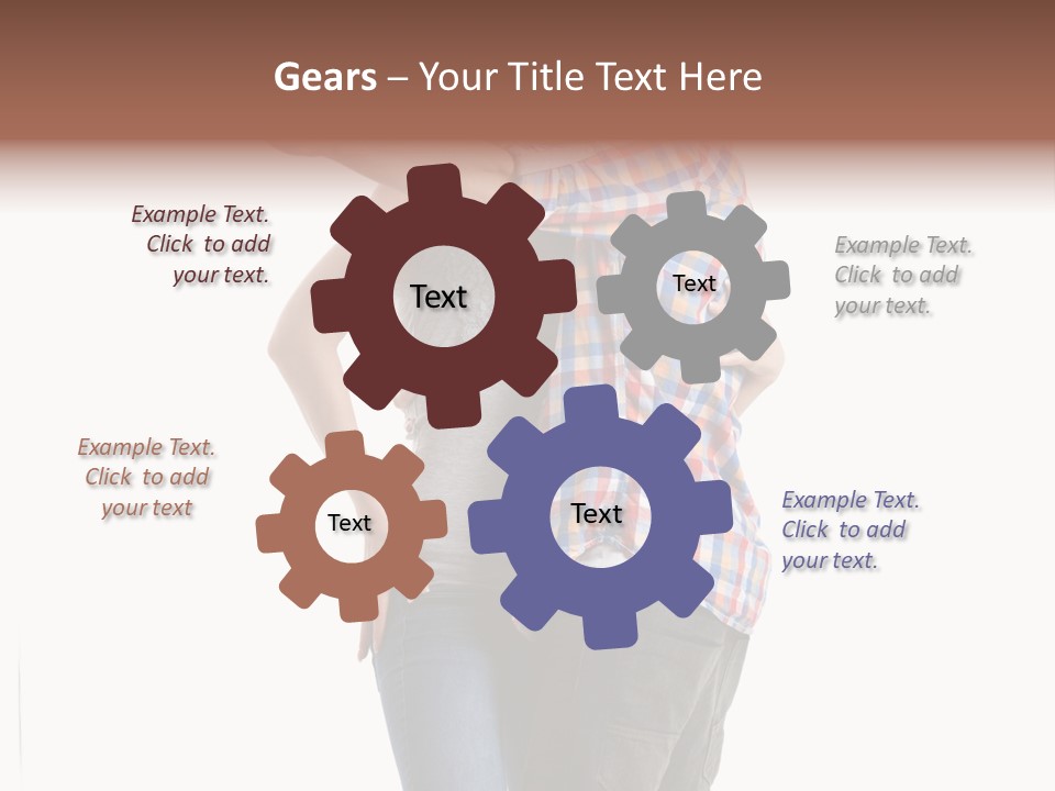 A Man And Woman Taking A Picture With A Cell Phone PowerPoint Template