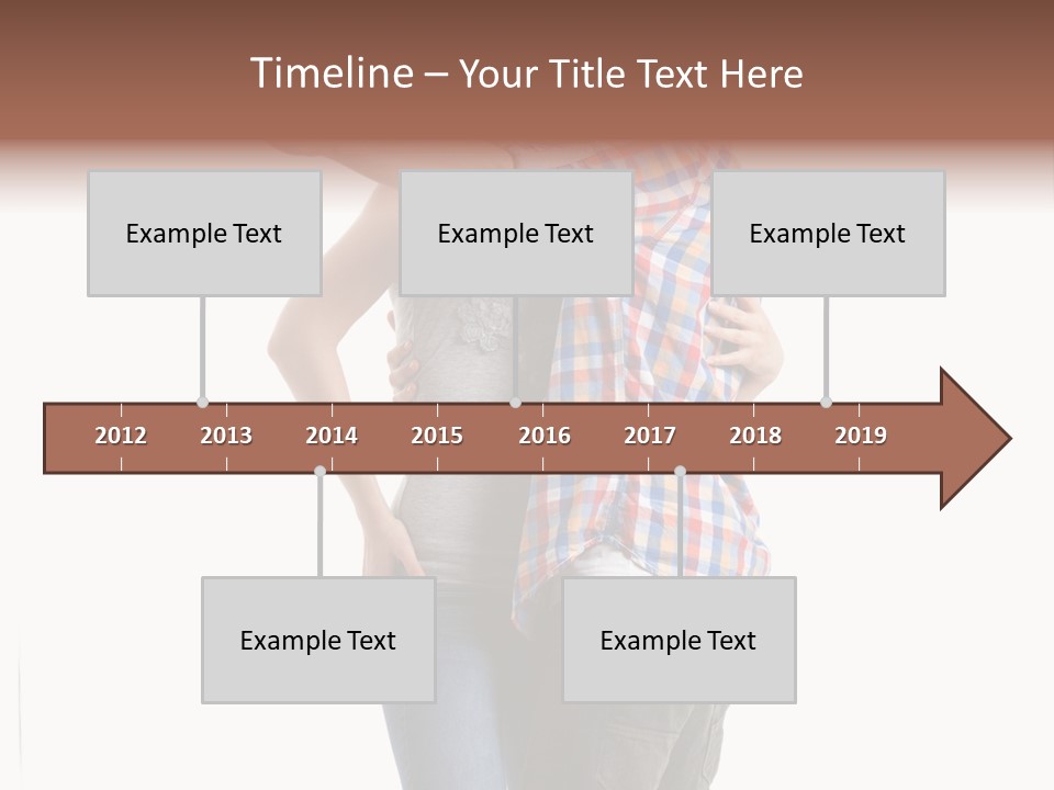 A Man And Woman Taking A Picture With A Cell Phone PowerPoint Template