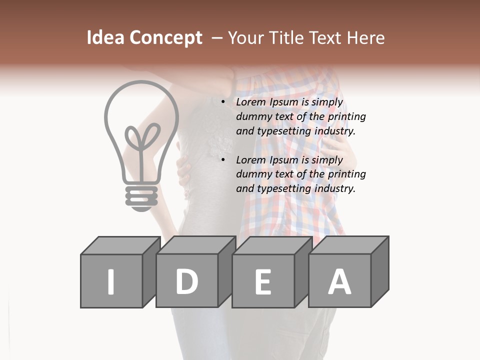 A Man And Woman Taking A Picture With A Cell Phone PowerPoint Template