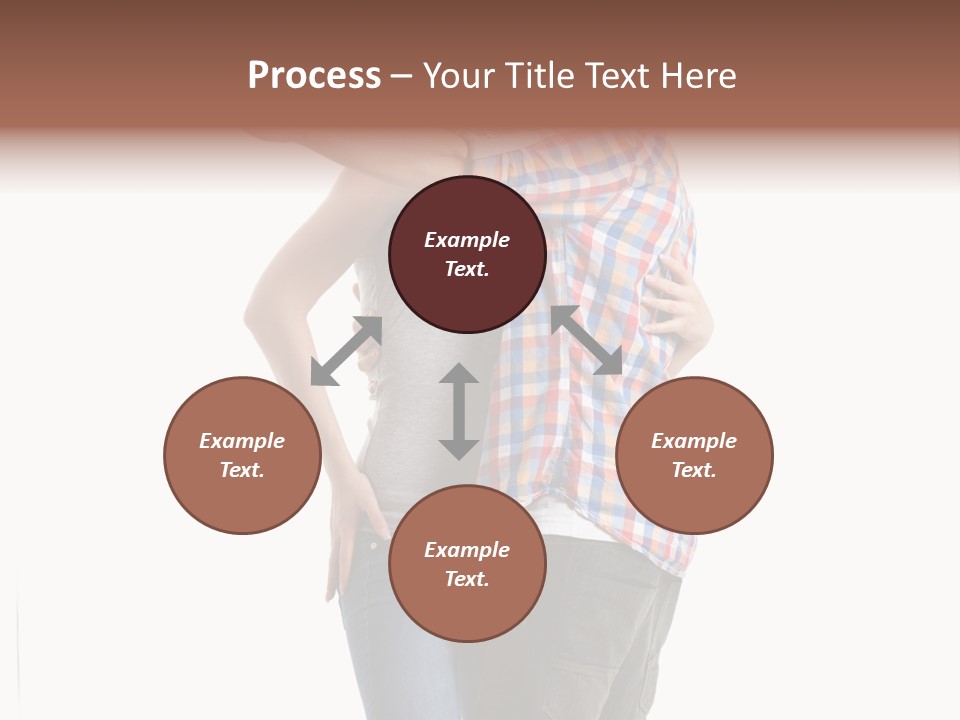 A Man And Woman Taking A Picture With A Cell Phone PowerPoint Template