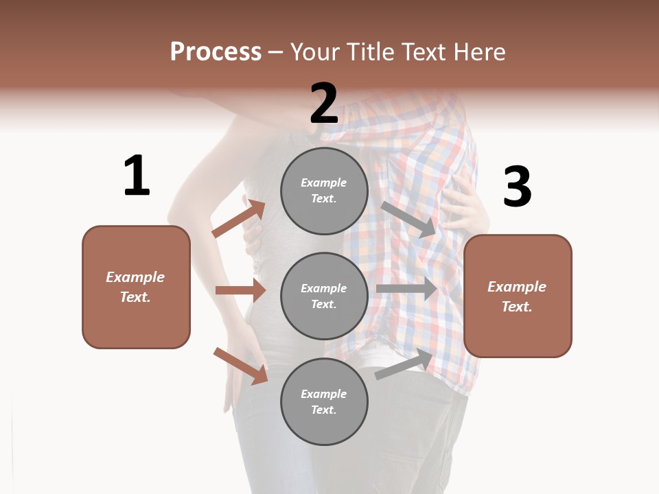 A Man And Woman Taking A Picture With A Cell Phone PowerPoint Template