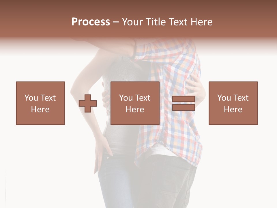 A Man And Woman Taking A Picture With A Cell Phone PowerPoint Template