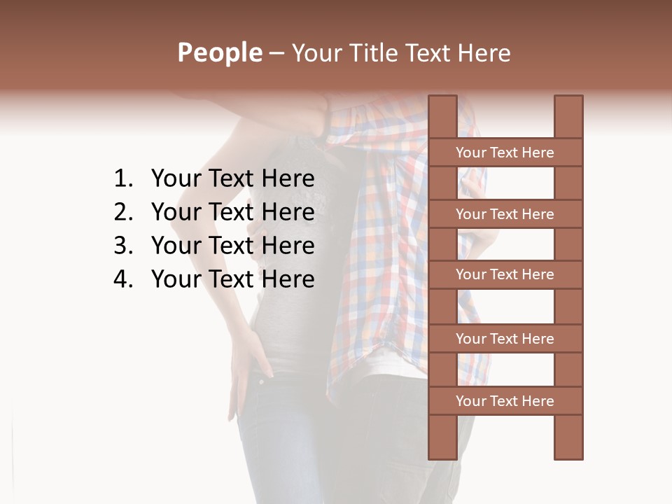 A Man And Woman Taking A Picture With A Cell Phone PowerPoint Template