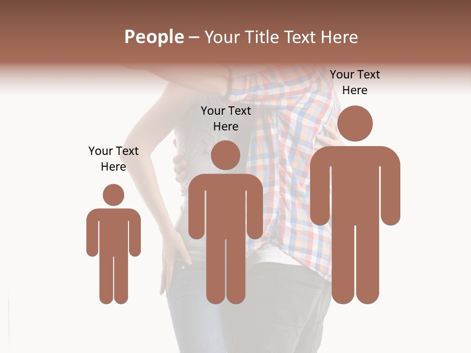 A Man And Woman Taking A Picture With A Cell Phone PowerPoint Template