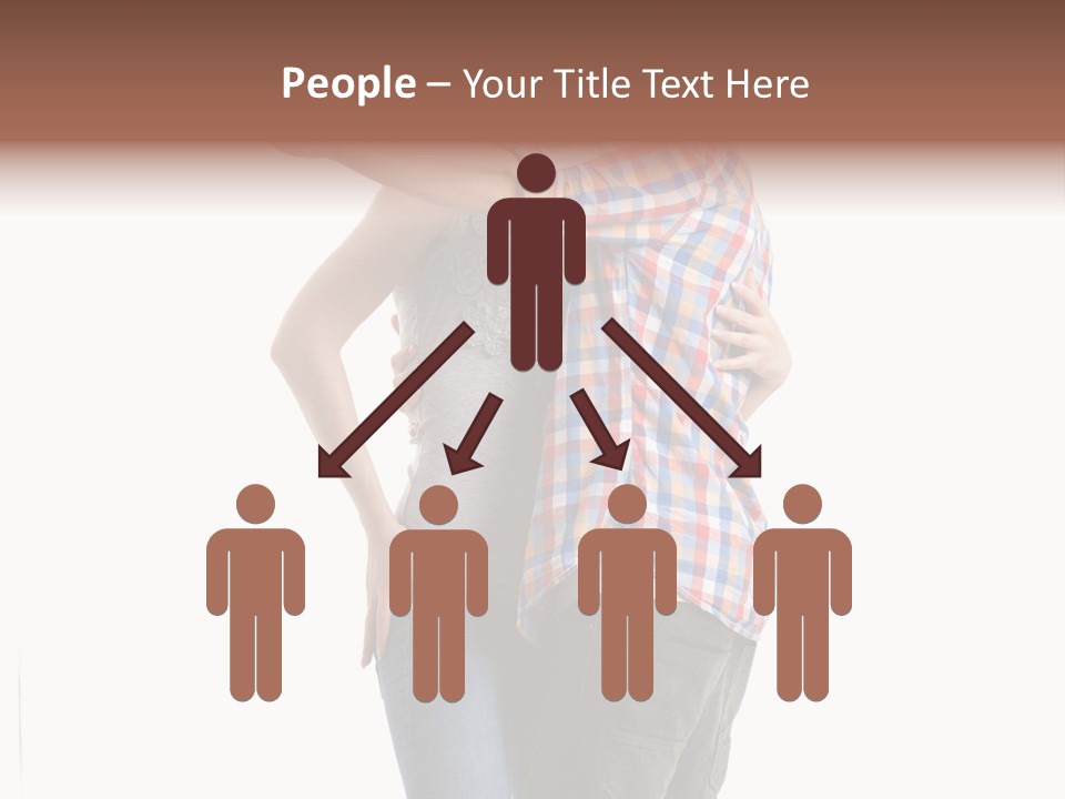 A Man And Woman Taking A Picture With A Cell Phone PowerPoint Template