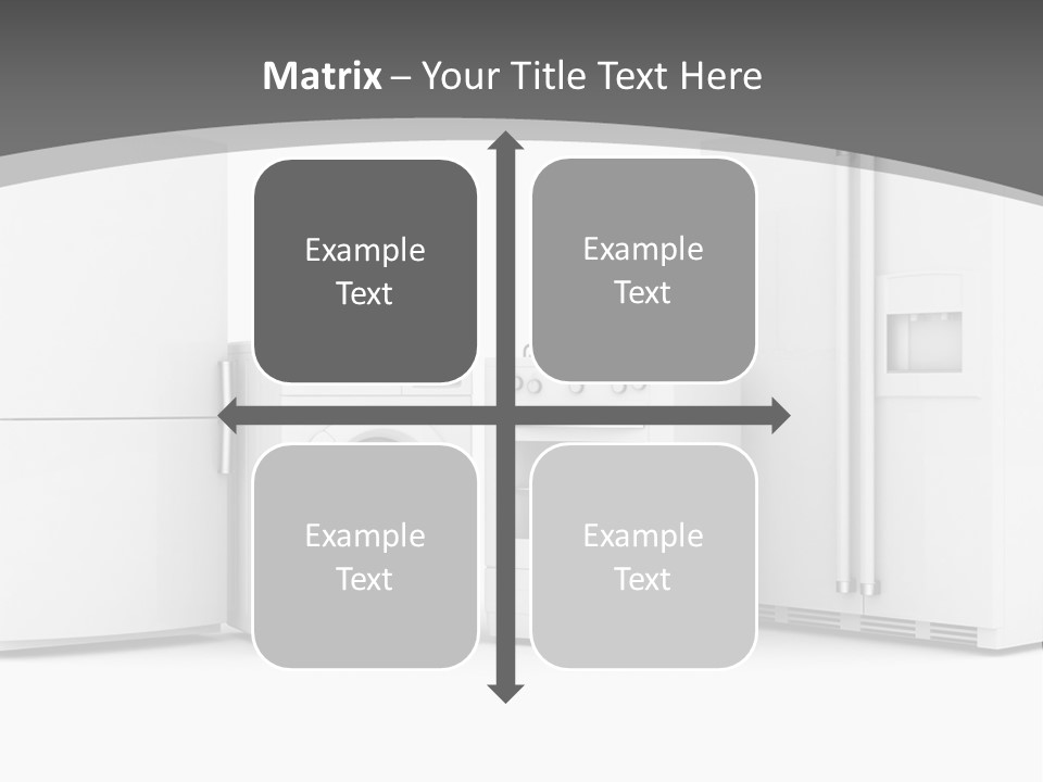 A Group Of Appliances Sitting Next To Each Other PowerPoint Template