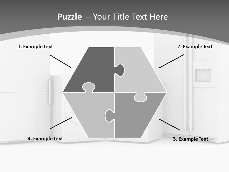 A Group Of Appliances Sitting Next To Each Other PowerPoint Template