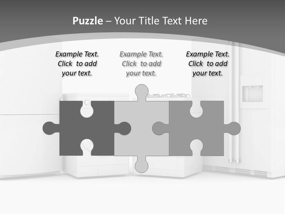 A Group Of Appliances Sitting Next To Each Other PowerPoint Template