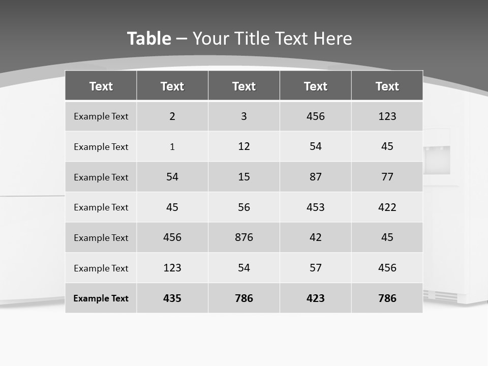 A Group Of Appliances Sitting Next To Each Other PowerPoint Template