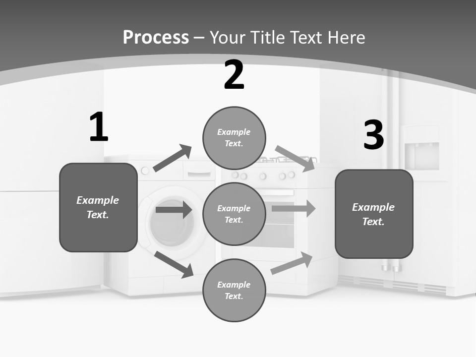 A Group Of Appliances Sitting Next To Each Other PowerPoint Template