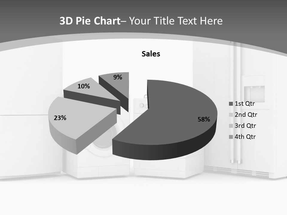 A Group Of Appliances Sitting Next To Each Other PowerPoint Template