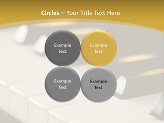 A Close Up View Of A Piano Keyboard PowerPoint Template