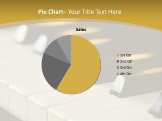 A Close Up View Of A Piano Keyboard PowerPoint Template