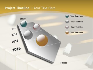 A Close Up View Of A Piano Keyboard PowerPoint Template