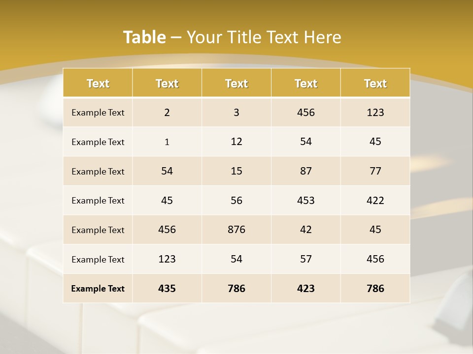 A Close Up View Of A Piano Keyboard PowerPoint Template