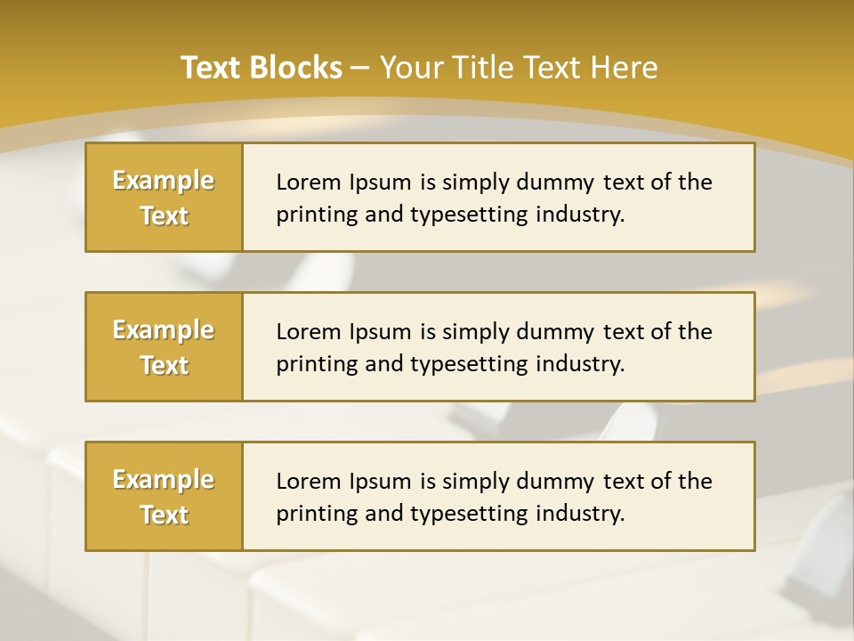 A Close Up View Of A Piano Keyboard PowerPoint Template