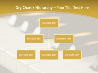 A Close Up View Of A Piano Keyboard PowerPoint Template