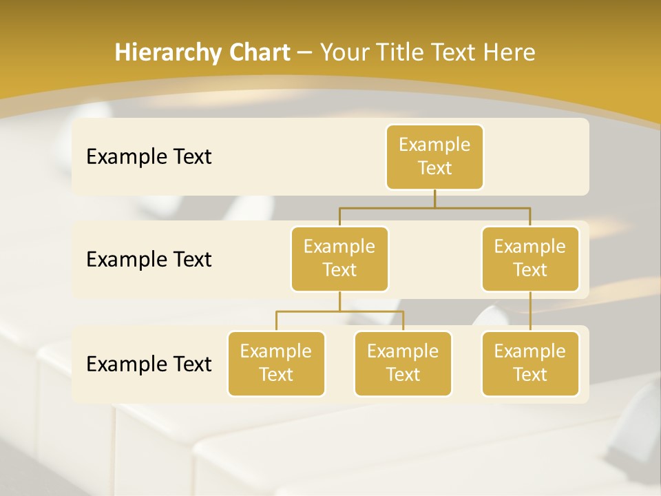 A Close Up View Of A Piano Keyboard PowerPoint Template