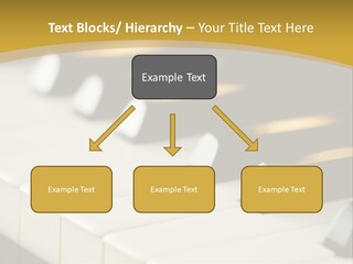 A Close Up View Of A Piano Keyboard PowerPoint Template