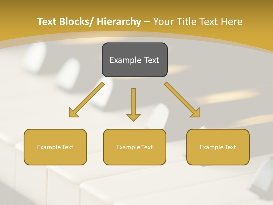 A Close Up View Of A Piano Keyboard PowerPoint Template