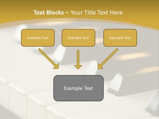 A Close Up View Of A Piano Keyboard PowerPoint Template