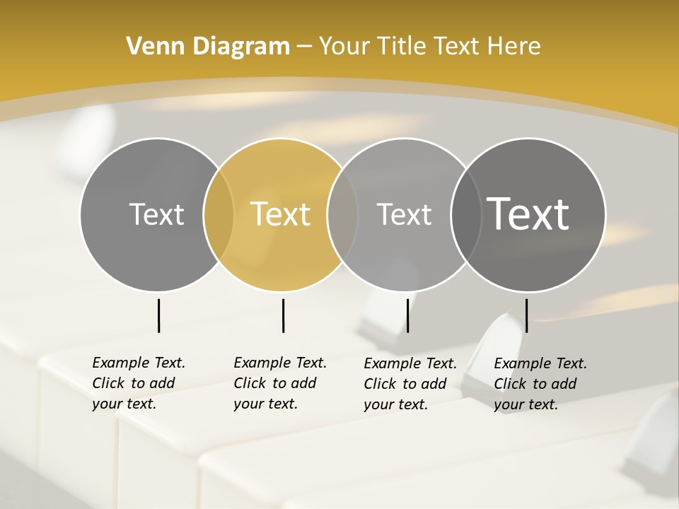 A Close Up View Of A Piano Keyboard PowerPoint Template