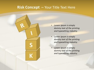 A Close Up View Of A Piano Keyboard PowerPoint Template