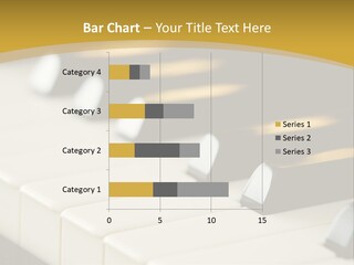 A Close Up View Of A Piano Keyboard PowerPoint Template