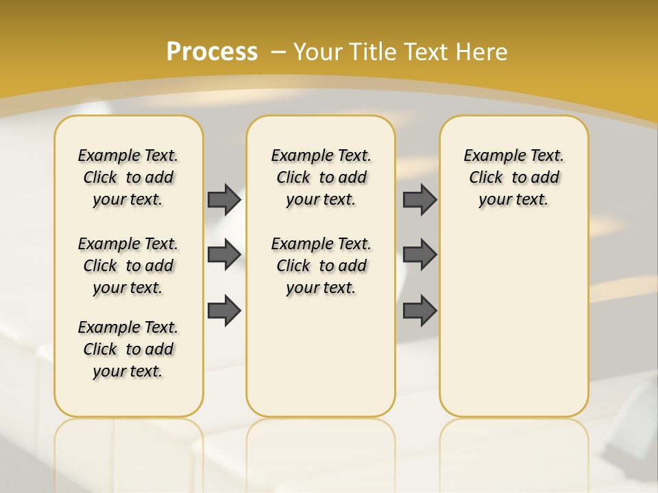 A Close Up View Of A Piano Keyboard PowerPoint Template