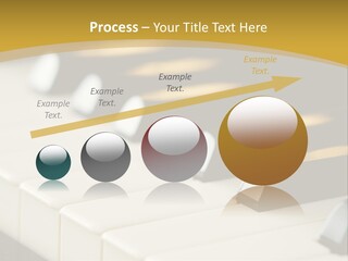 A Close Up View Of A Piano Keyboard PowerPoint Template
