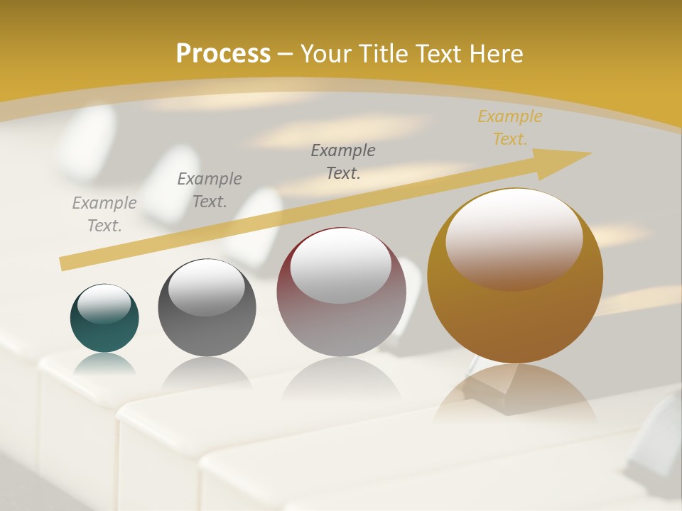 A Close Up View Of A Piano Keyboard PowerPoint Template