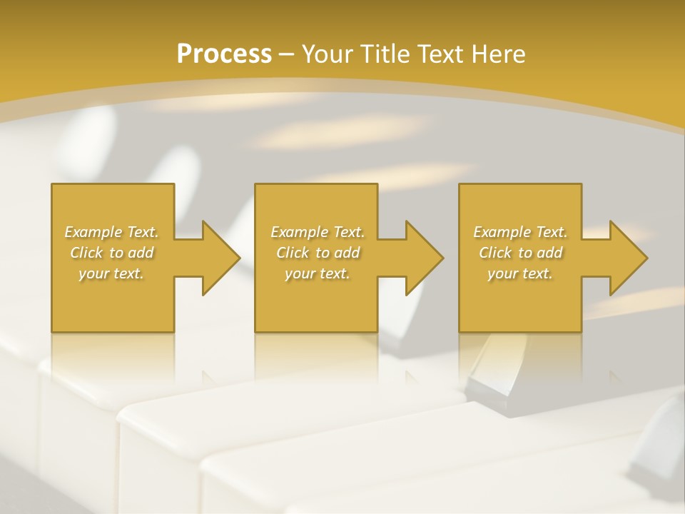 A Close Up View Of A Piano Keyboard PowerPoint Template