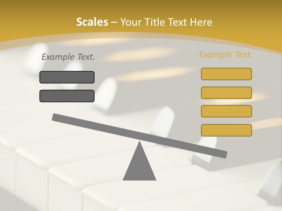 A Close Up View Of A Piano Keyboard PowerPoint Template