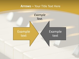 A Close Up View Of A Piano Keyboard PowerPoint Template