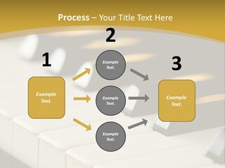 A Close Up View Of A Piano Keyboard PowerPoint Template