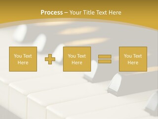 A Close Up View Of A Piano Keyboard PowerPoint Template