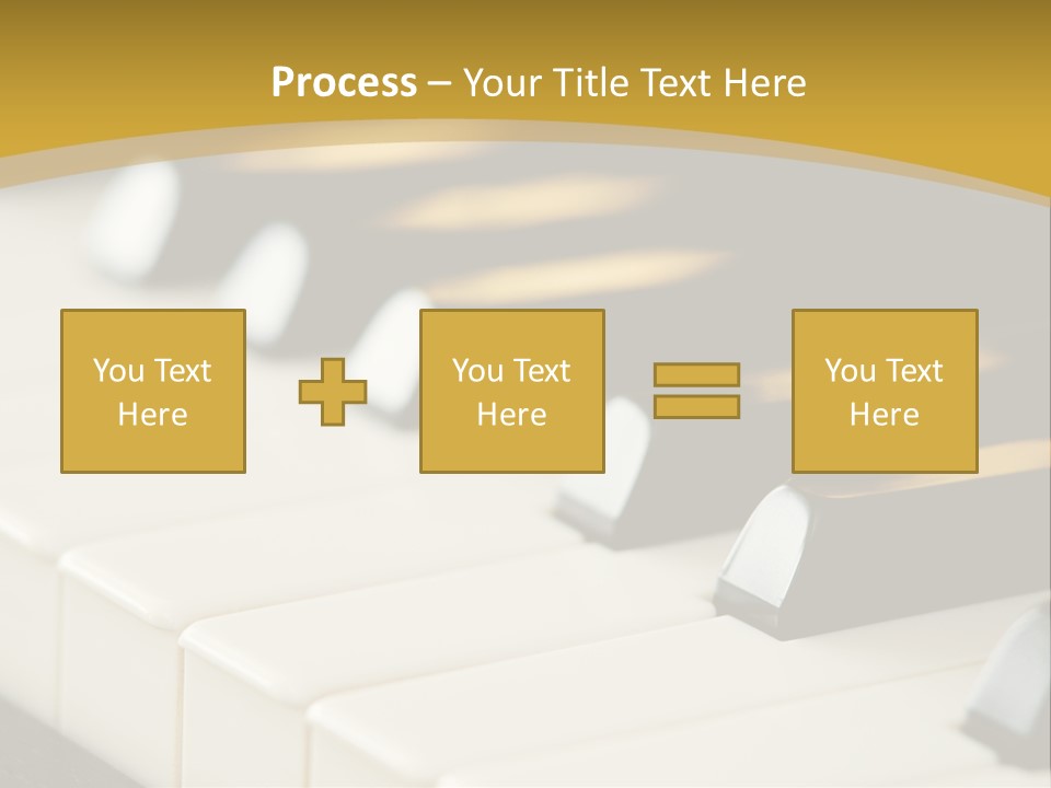 A Close Up View Of A Piano Keyboard PowerPoint Template