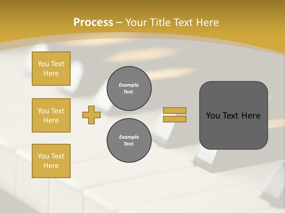 A Close Up View Of A Piano Keyboard PowerPoint Template