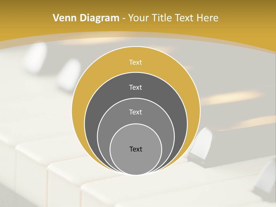 A Close Up View Of A Piano Keyboard PowerPoint Template
