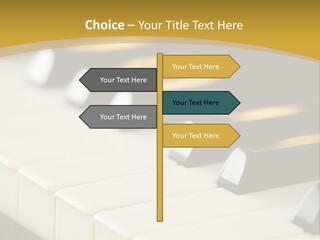 A Close Up View Of A Piano Keyboard PowerPoint Template