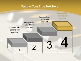 A Close Up View Of A Piano Keyboard PowerPoint Template