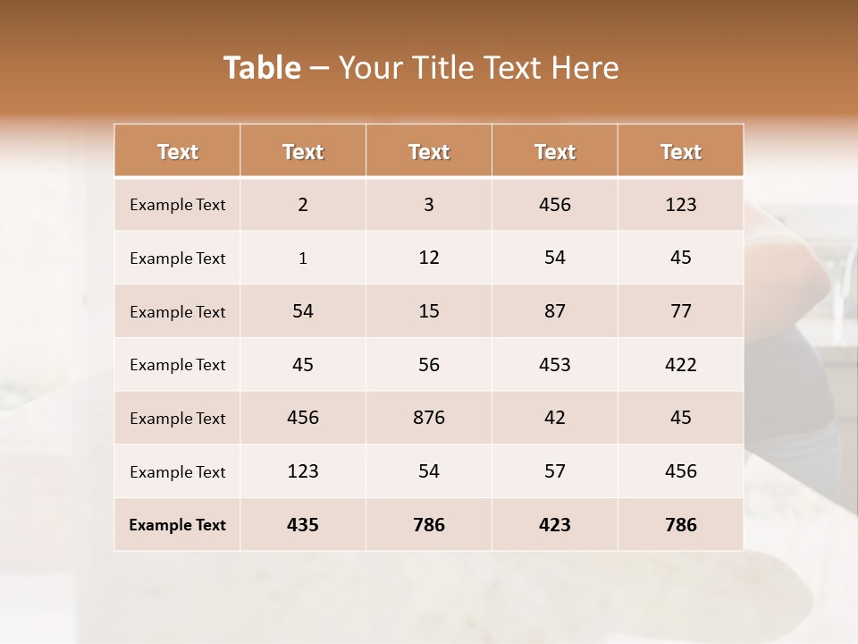 A Woman Cleaning A Kitchen Counter With Yellow Gloves PowerPoint Template