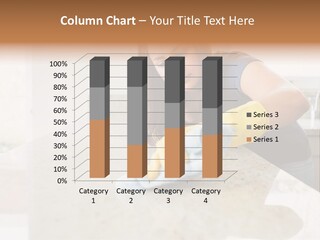 A Woman Cleaning A Kitchen Counter With Yellow Gloves PowerPoint Template