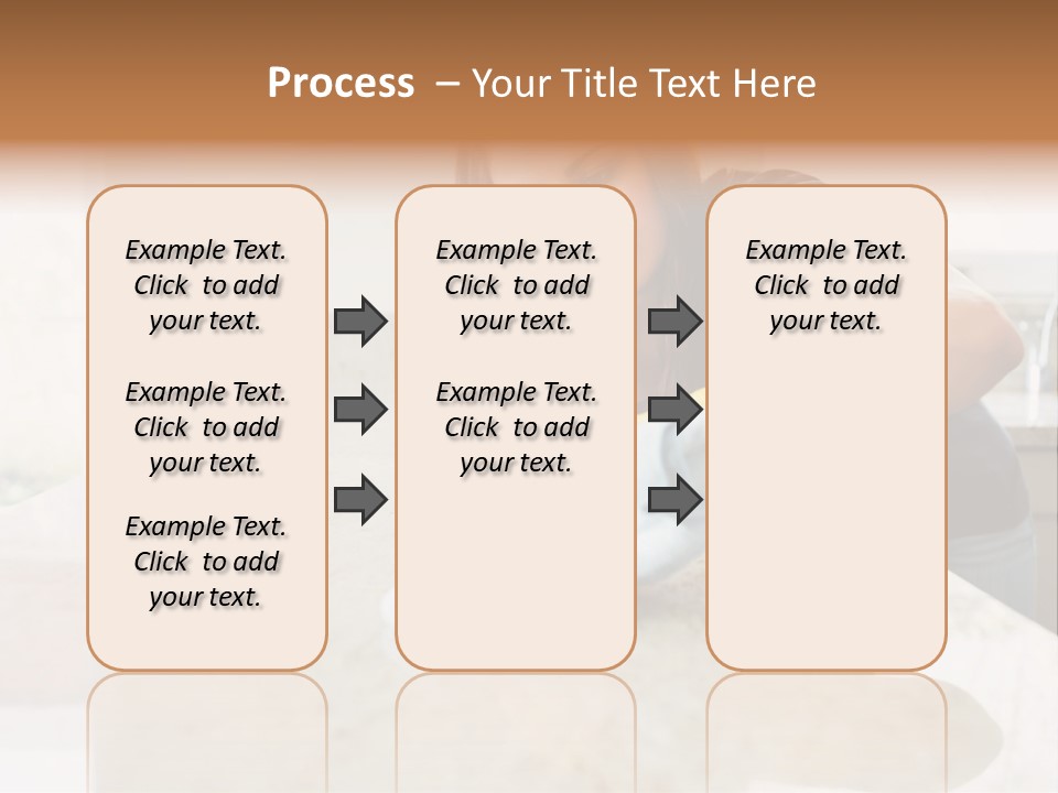 A Woman Cleaning A Kitchen Counter With Yellow Gloves PowerPoint Template